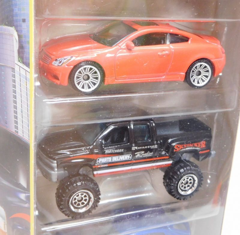 画像: 2021 MATCHBOX 5PACK 【MBX CITY DRIVERS】1965 Alfa Romeo Giulia Sprint GTA/2010 Infiniti G37 Coupe/1999 Chevy Silverado 4x4/2017 Honda Civic Hatchback/Cliff Hanger