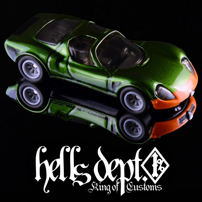 画像: HELLS DEPT 2021 - DOUBLE LOSER[S] 【"TIPO33-CARABO" '69 ALFA ROMEO 33 STRADALE (カスタム完成品）】GREEN/RR （送料サービス適用外）