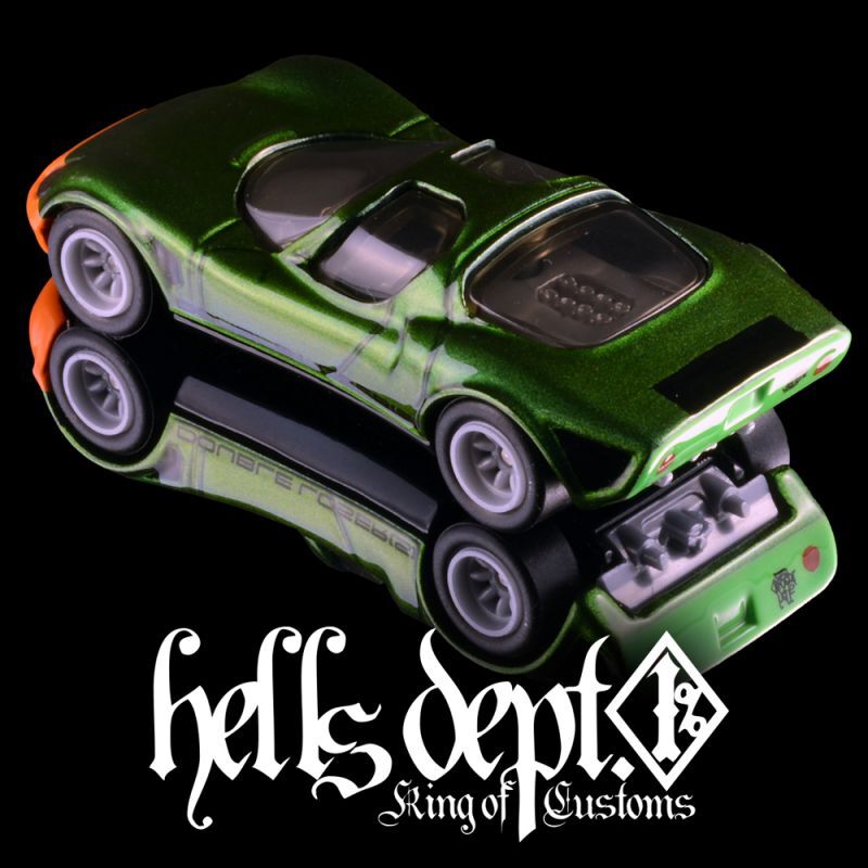 画像: HELLS DEPT 2021 - DOUBLE LOSER[S] 【"TIPO33-CARABO" '69 ALFA ROMEO 33 STRADALE (カスタム完成品）】GREEN/RR （送料サービス適用外）