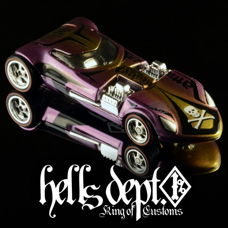 画像: HELLS DEPT 2021 - DOUBLE LOSER[S] 【"CHASSIS PAINTED" TWIN MILL (カスタム完成品）】PURPLE/RR （送料サービス適用外）