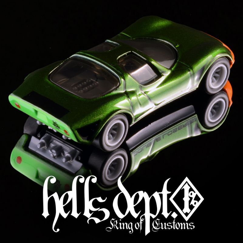 画像: HELLS DEPT 2021 - DOUBLE LOSER[S] 【"TIPO33-CARABO" '69 ALFA ROMEO 33 STRADALE (カスタム完成品）】GREEN/RR （送料サービス適用外）