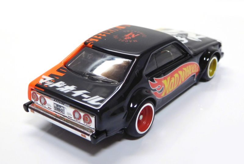 画像: MAD WHEELS (マッドホイール） 【NISSAN SKYLINE C210 (カスタム完成品）】NEON ORANGE-BLACK/RR （送料サービス適用外） 