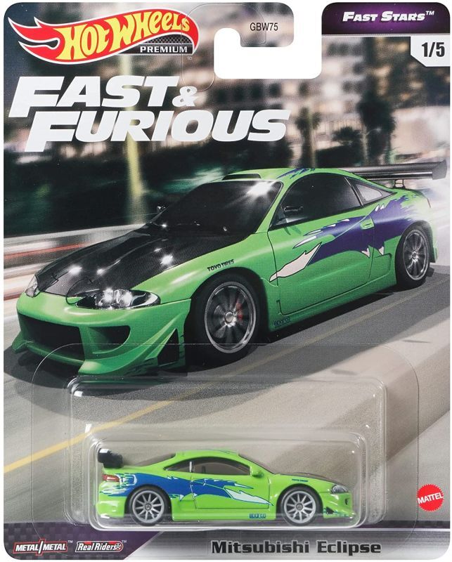 画像: 2021 HW PREMIUM FAST & FURIOUS "FAST STARS" 【MITSUBISHI ECLOPSE】LT.GREEN/RR