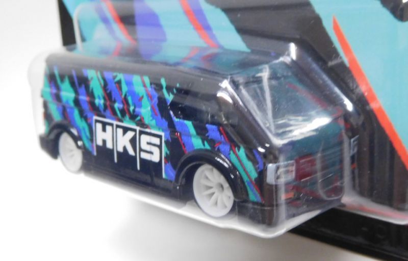 画像: 2021 POP CULTURE "SPEED SHOP GARAGE" 【2種セット MBK VAN (HKS) / CUSTOM '77 DODGE VAN(HOOKER)】 BLACK/DK.RED/RR