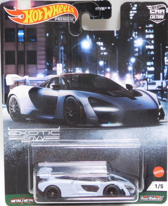 画像1: 2021 HW CAR CULTURE "EXOTIC ENVY" 【McLAREN SENNA】LT.GRAY/RR