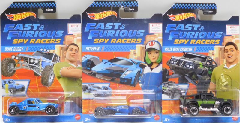 画像: 2021 HW FAST & FURIOUS "SPY RACERS" 【7種セット】 ION MOTORS THRESHER(BLUE)/ION MOTORS THRESHER(GRAY)/MACALISTER MOTORS SUPERFIN/ASTANA HOTTO/DUNE BUGGY/HYPERFIN/RALLY BAJA CRAWLER (予約不可）