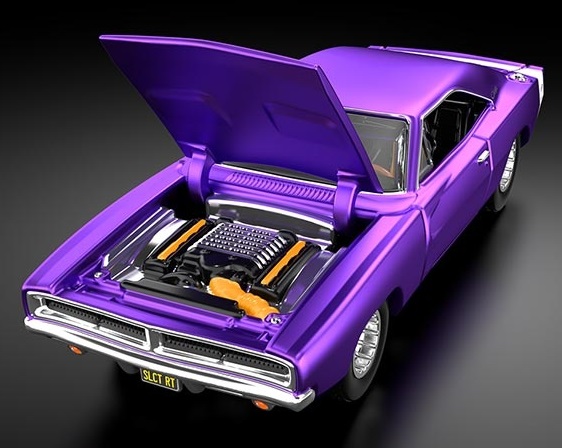 画像: 2021 RLC sELECTIONs 【1969 DODGE CHARGER R/T  (フード開封タイプ）】  SPEC.PURPLE/RR