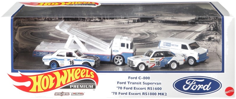 画像: 2021 HW PREMIUM COLLECTOR SET 【FORD RACE TEAM】 '78 FORD ESCORT RS1800 MK2/'70 FORD ESCORT RS1600/FORD C-800/FORD TRANSIT SUPERVAN