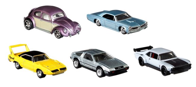 画像: 2021 HW BOULEVARD 【Cアソート　5種セット】CUSTOM '70 CHEVY NOVA/'70 PLYMOUTH SUPERBIRD/DMC DELOREAN/VOLKSWAGEN "CLASSIC BUG"/'66 PONTIAC GTO(お一人様１セットのみ)