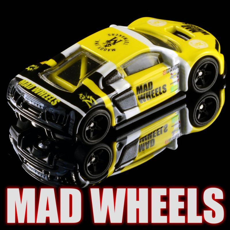 画像: MAD WHEELS (マッドホイール） 【"NEWMAN LIKE" AUDI R8 LMS (カスタム完成品)】YELLOW/RR（送料サービス適用外） 