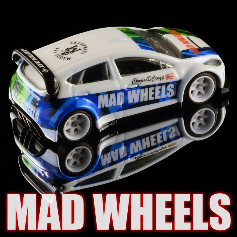 画像: MAD WHEELS (マッドホイール） 【"STOBART LIKE" '12 FORD FIESTA (カスタム完成品)】WHITE/RR（送料サービス適用外） 