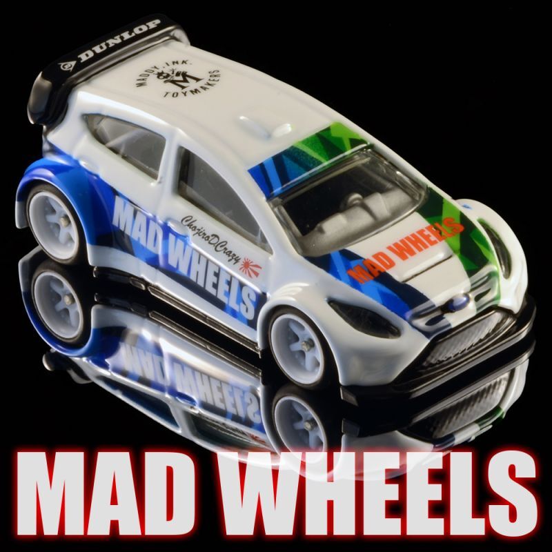 画像: MAD WHEELS (マッドホイール） 【"STOBART LIKE" '12 FORD FIESTA (カスタム完成品)】WHITE/RR（送料サービス適用外） 