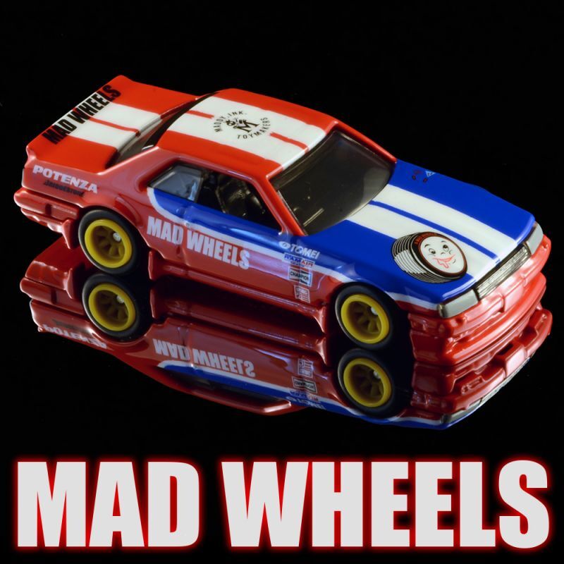 画像: MAD WHEELS (マッドホイール） 【'82 NISSAN SKYLINE R30 (カスタム完成品)】RED-BLUE/RR（送料サービス適用外） 