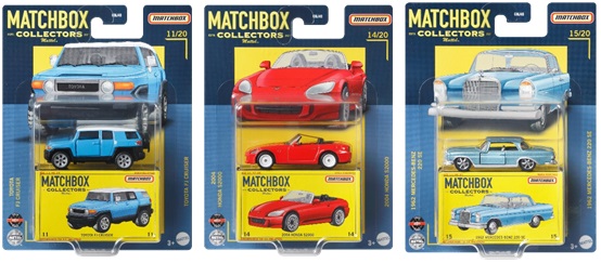 画像: 2021 MATCHBOX COLLECTORS　【"C"アソート 5種セット】2014 トヨタ FJクルーザー/2004 ホンダ S2000/1962 メルセデス・ベンツ 220 SE/ディブコ ミルクトラック/1932 フォード ピックアップ