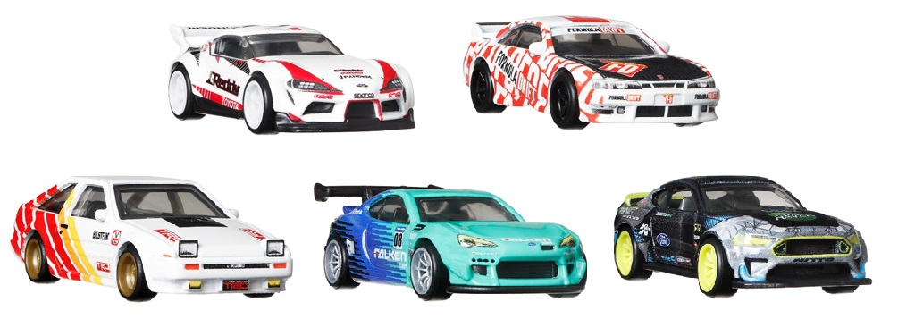 画像: 2021 HW CAR CULTURE 【Eアソート SLIDE STREET (5種セット）】'20 TOYOTA GR SUPRA/NISSAN SILVIA (S14)/TOYOTA AE86 SPRINTER TRUENO/PANDEM SUBARU BRZ/'20 FORD MUSTANG RTR SPEC 5