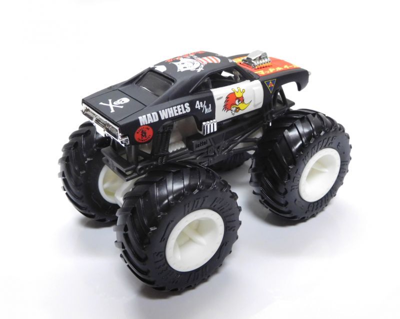 画像: MAD WHEELS (マッドホイール） 【"MONSTER TRUCK" DODGE CHARGER R/T (カスタム完成品）】FLAT BLACK/RR （送料サービス適用外） 