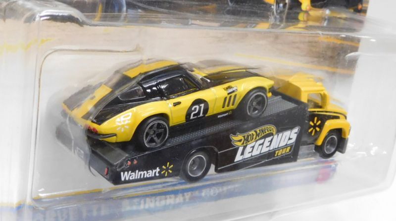 画像: 2021 HW LEGENDS TOUR EXCLUSIVE  【CUSTOM CORVETTE STINGRAY COUPE / CARRY ON】  YELLOW-BLACK/RR 