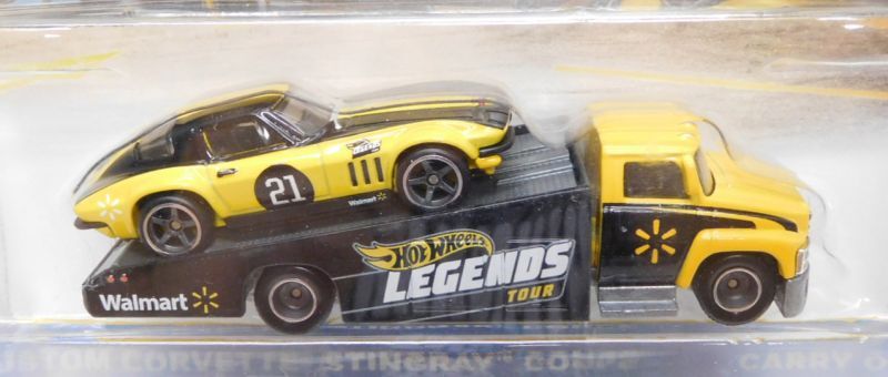 画像: 2021 HW LEGENDS TOUR EXCLUSIVE  【CUSTOM CORVETTE STINGRAY COUPE / CARRY ON】  YELLOW-BLACK/RR 