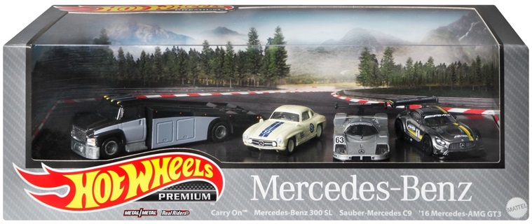 画像: 2021 HW PREMIUM COLLECTOR SET 【MERCEDES-BENZ】 300 SL/SAUBER C9/ '16 AMG GT3/CARRY ON