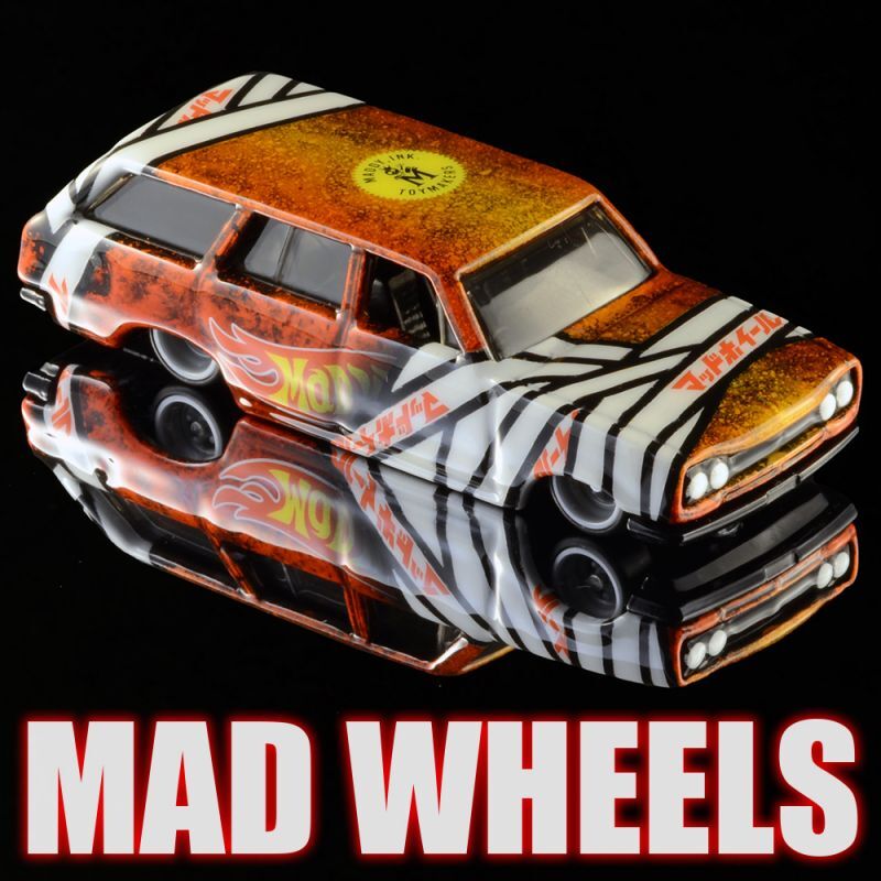 画像: MAD WHEELS (マッドホイール） 【"THE CURE スカバン"  '69 NISSAN SKYLINE VAN(カスタム完成品)】ORANGE/RR（送料サービス適用外） 