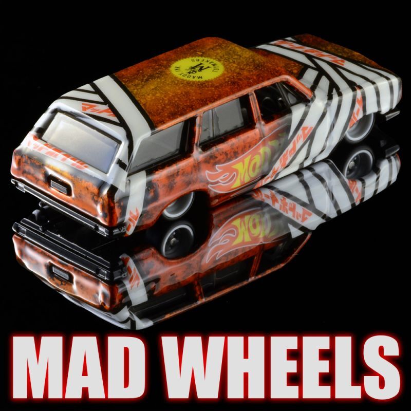 画像: MAD WHEELS (マッドホイール） 【"THE CURE スカバン"  '69 NISSAN SKYLINE VAN(カスタム完成品)】ORANGE/RR（送料サービス適用外） 