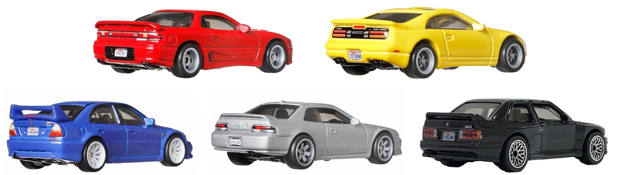 画像: 2021 HW CAR CULTURE 【Gアソート MODERN CLASSICS (5種セット）】MITSUBISHI 3000GY VR-4 (GTO)/NISSAN 300ZX TWIN TURBO/MITSUBISHI LANCER EVOLUTION VI/'98 HONDA PRELUDE/'92 BMW M3