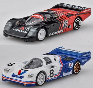 画像: 2021 HW CAR CULTURE "PREMIUM 2PACK" 【PORSCHE 962 "ADVAN" / "VALVOLINE"】BLACK/WHITE/RR