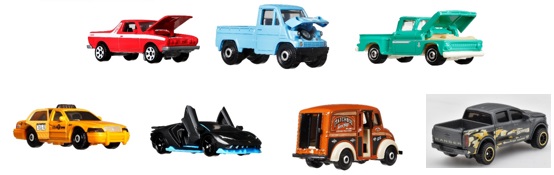 画像: 【2021 MATCHBOX MOVING PARTS　"M"アソート 8個入り】1978 スバル・ブラット/1963 ホンダ T360/ディブコ ミルクトラック/1963 シェビー C10 ピックアップ/2006 フォード クラウン ヴィクトリア タクシー/ランボルギーニ・チェンテナリオ/2019 フォード・レンジャー