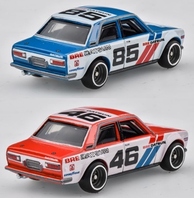 画像: 2021 HW CAR CULTURE "PREMIUM 2PACK" 【"BRE" '71 DATSUN 510 #85 / #46】BLUE/RED/RR