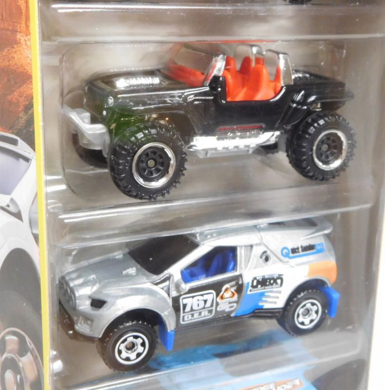 画像: 2021 MATCHBOX 5PACK 【MBX RALLY II】Volkswagen Beetle 4x4/2004 Jeep Hurricane Concept/Quick Sander/Ridge Raider/Hummer H3