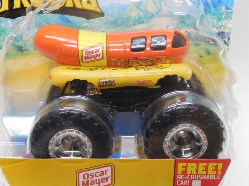 画像: 2021 HW MONSTER TRUCKS! 【OSCAR MAYER】 ORANGE-YELLOW (includes RE-CRUSHABLE CAR)(予約不可）