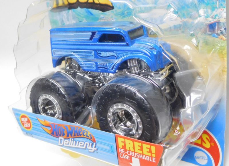 画像: 2021 HW MONSTER TRUCKS! 【HOT WHEELS DELIVERY(DAIRYDELIVERY)】 BLUE (includes RE-CRUSHABLE CAR)(予約不可）