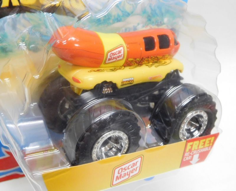 画像: 2021 HW MONSTER TRUCKS! 【OSCAR MAYER】 ORANGE-YELLOW (includes RE-CRUSHABLE CAR)(予約不可）