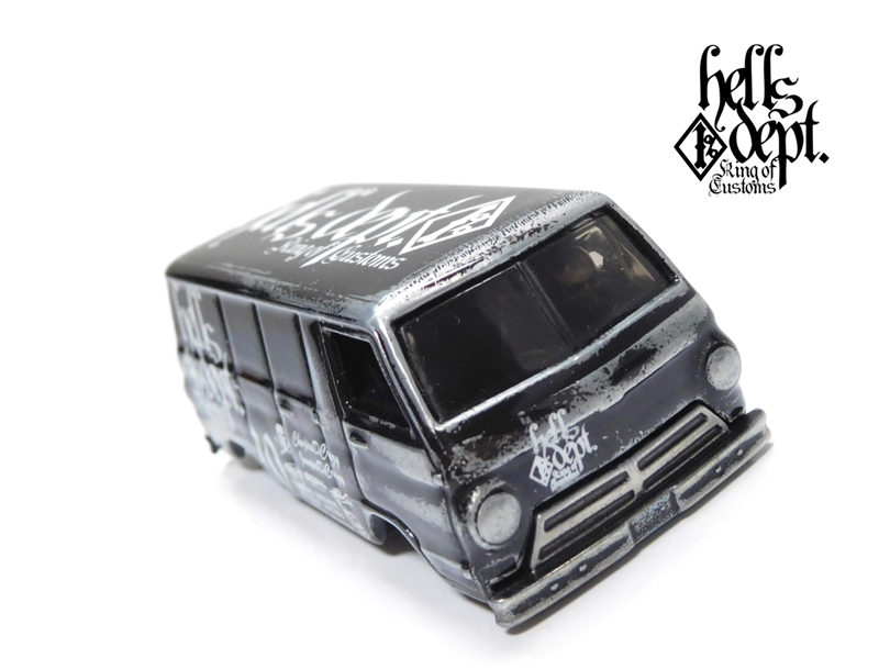 画像: HELLS DEPT 2021 - COVA MANUFACTURING FACTORY 【'66 DODGE A100 with SKULL DRIVER (カスタム完成品）】BLACK/RR （送料サービス適用外）