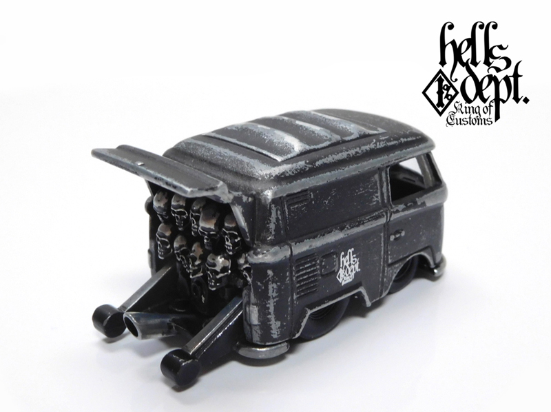 画像: HELLS DEPT 2021 - COVA MANUFACTURING FACTORY 【KOOL KOMBI with SKULL DRIVER (カスタム完成品）】FLAT BLACK/RR （送料サービス適用外）