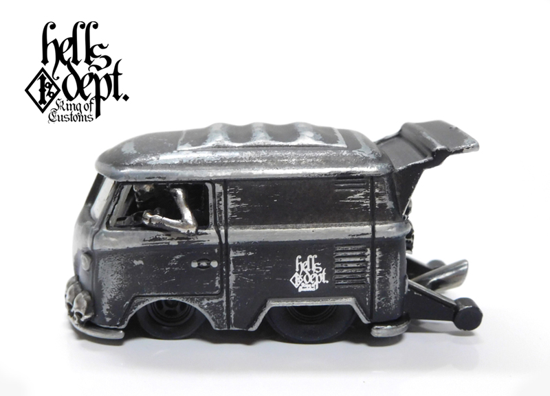 画像: HELLS DEPT 2021 - COVA MANUFACTURING FACTORY 【KOOL KOMBI with SKULL DRIVER (カスタム完成品）】FLAT BLACK/RR （送料サービス適用外）