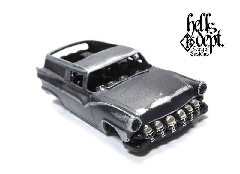 画像: HELLS DEPT 2021 - COVA MANUFACTURING FACTORY 【8 CRATE with SKULL DRIVER (カスタム完成品）】FLAT BLACK/RR （送料サービス適用外）