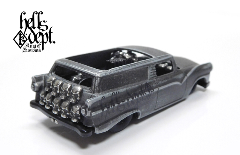 画像: HELLS DEPT 2021 - COVA MANUFACTURING FACTORY 【8 CRATE with SKULL DRIVER (カスタム完成品）】FLAT BLACK/RR （送料サービス適用外）