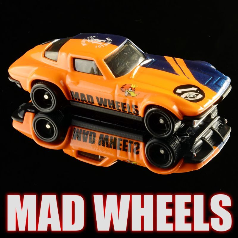 画像: MAD WHEELS (マッドホイール） 【"BRE C2 CORVETTE" CORVETTE STINGRAY COUPE (カスタム完成品)】NAVY-ORANGE/RR（送料サービス適用外） 