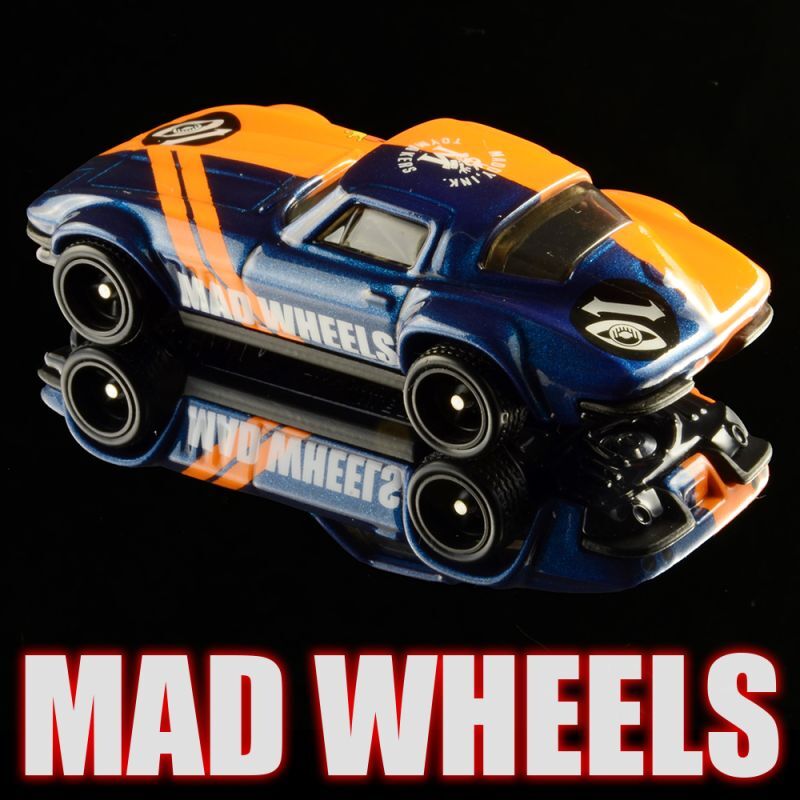 画像: MAD WHEELS (マッドホイール） 【"BRE C2 CORVETTE" CORVETTE STINGRAY COUPE (カスタム完成品)】NAVY-ORANGE/RR（送料サービス適用外） 