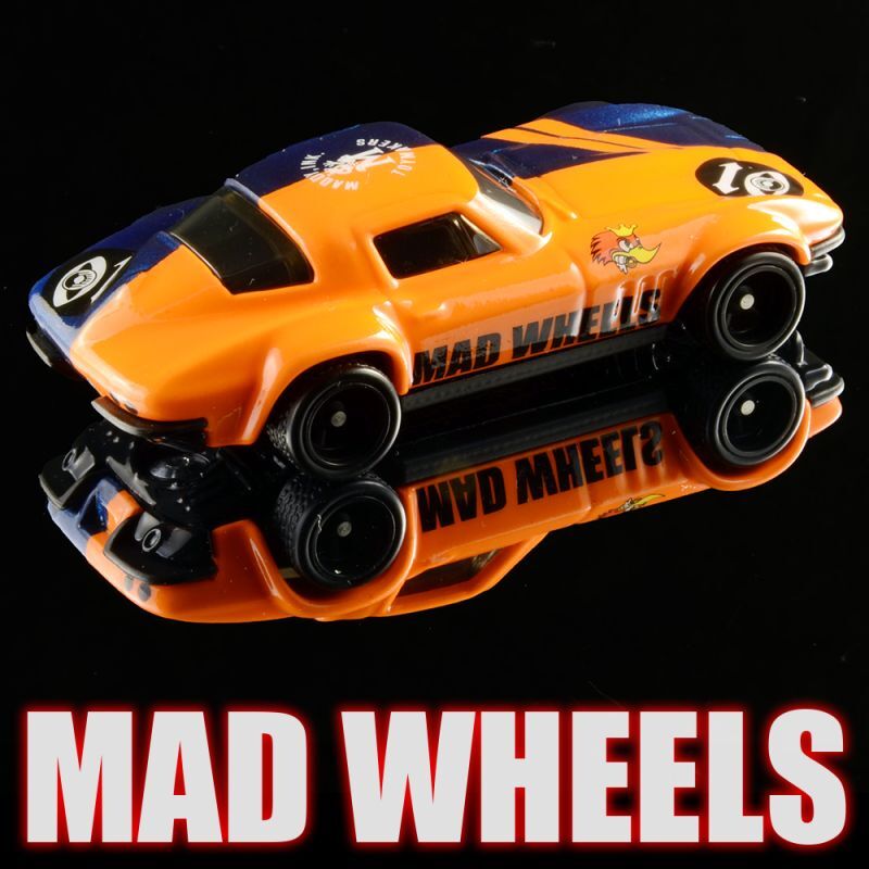 画像: MAD WHEELS (マッドホイール） 【"BRE C2 CORVETTE" CORVETTE STINGRAY COUPE (カスタム完成品)】NAVY-ORANGE/RR（送料サービス適用外） 