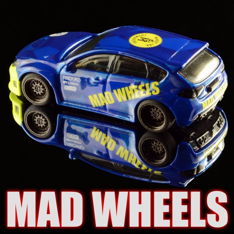 画像: MAD WHEELS (マッドホイール） 【"Blue-CAMO 07WRX sti" SUBARU WRX STI (カスタム完成品)】BLUE-YELLOW/RR（送料サービス適用外） 