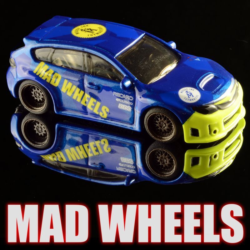 画像: MAD WHEELS (マッドホイール） 【"Blue-CAMO 07WRX sti" SUBARU WRX STI (カスタム完成品)】BLUE-YELLOW/RR（送料サービス適用外） 