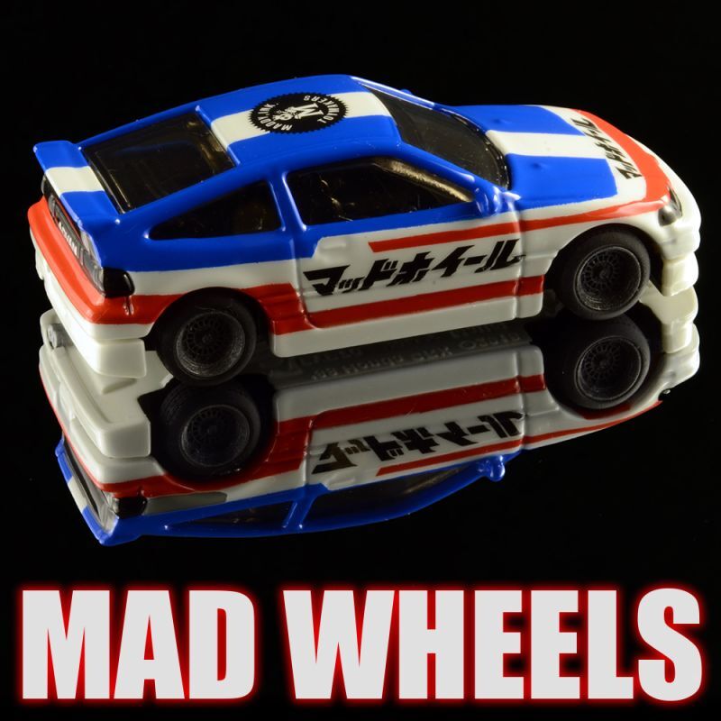 画像: MAD WHEELS (マッドホイール） 【"Spencer CYBER CR-X" '88 HONDA CR-X (カスタム完成品)】WHITE-BLUE/RR（送料サービス適用外） 