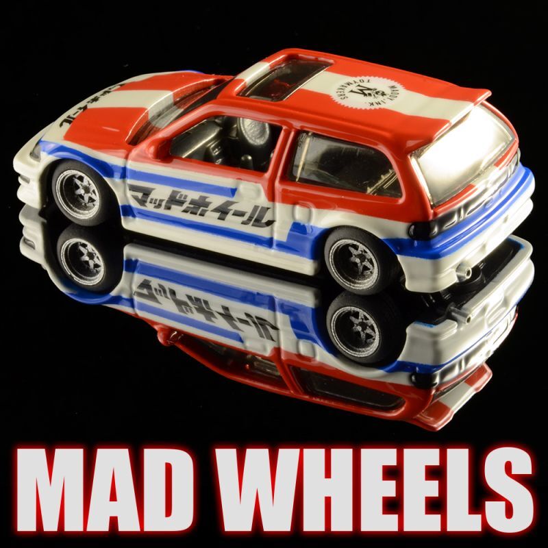 画像: MAD WHEELS (マッドホイール） 【"Freddie EF CIVIC" '90 HONDA CIVIC EF (カスタム完成品)】WHITE-RED/RR（送料サービス適用外） 