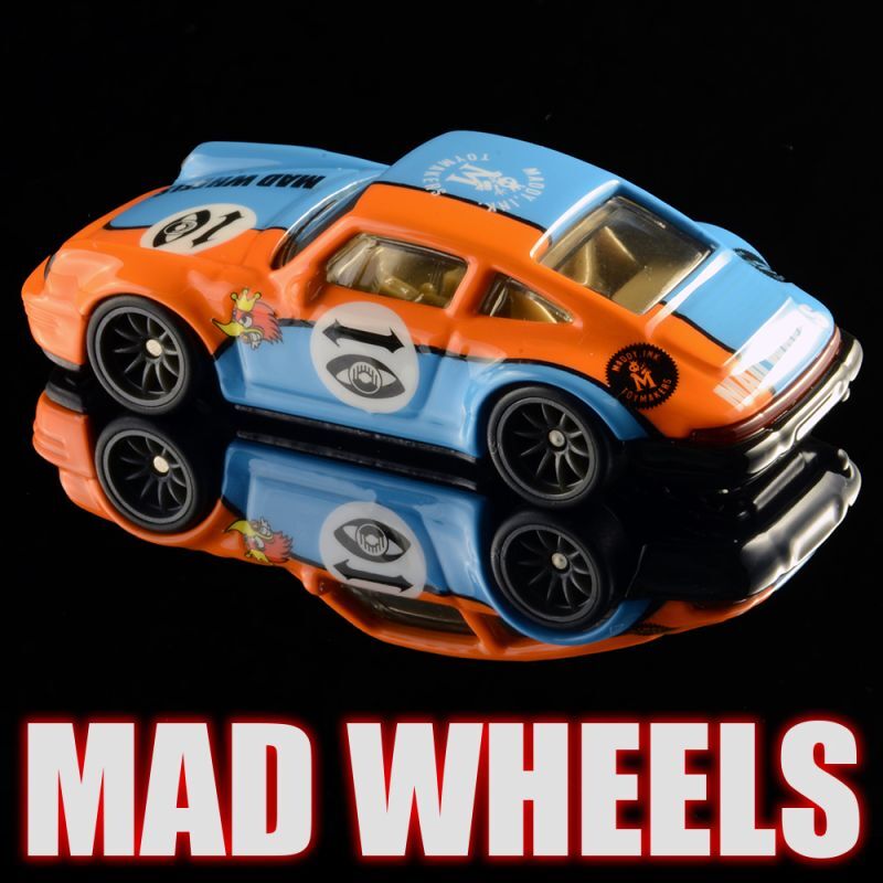 画像: MAD WHEELS (マッドホイール） 【"GULF-like 964" PORSCHE 964 (カスタム完成品)】LT.BLUE-ORANGE/RR（送料サービス適用外） 