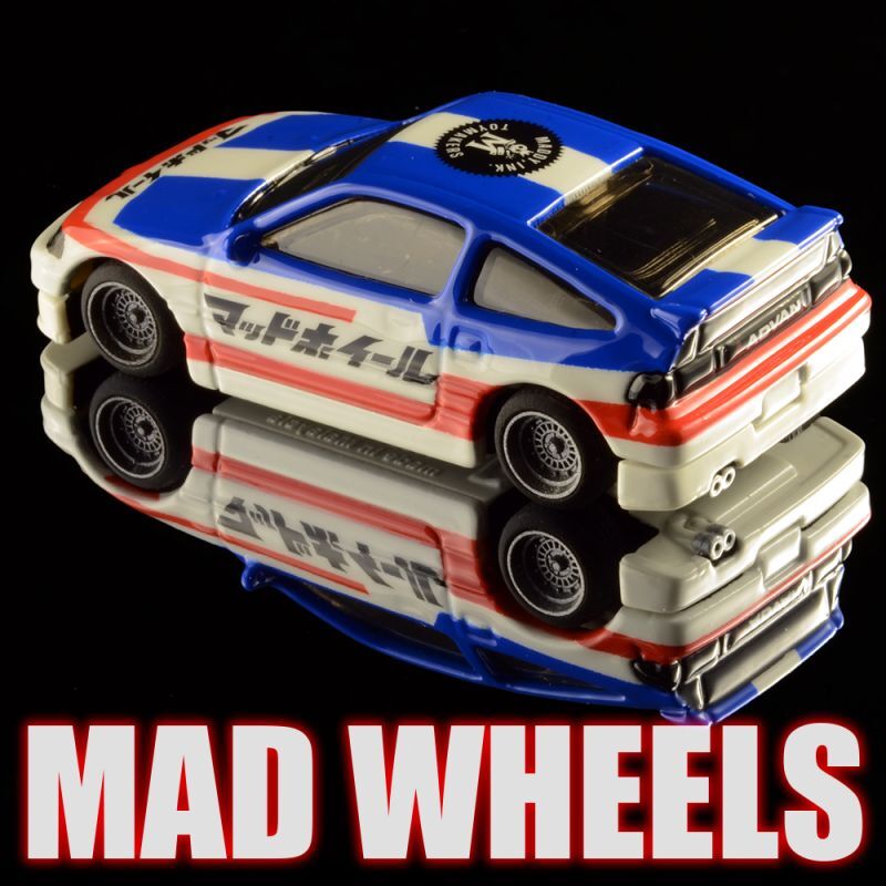 画像: MAD WHEELS (マッドホイール） 【"Spencer CYBER CR-X" '88 HONDA CR-X (カスタム完成品)】WHITE-BLUE/RR（送料サービス適用外） 