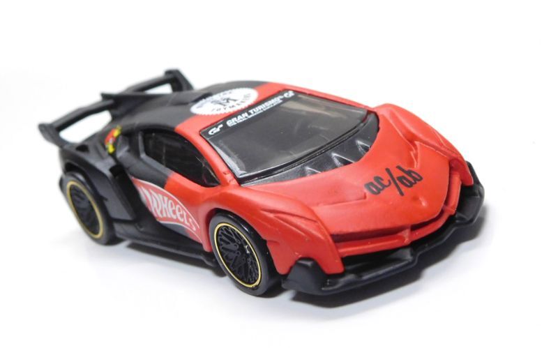 画像: MAD WHEELS (マッドホイール） 【LAMBORGHINI VENENO (カスタム完成品）】FLAT BLACK-RED/RR （送料サービス適用外） 