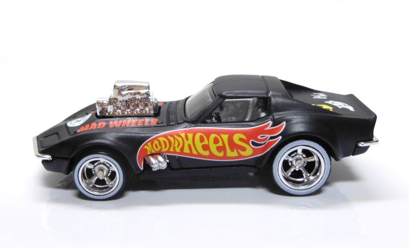 画像: MAD WHEELS (マッドホイール） 【'68 CORVETTE GAS MONKEY GARAGE (カスタム完成品）】FLAT BLACK/RR （送料サービス適用外） 