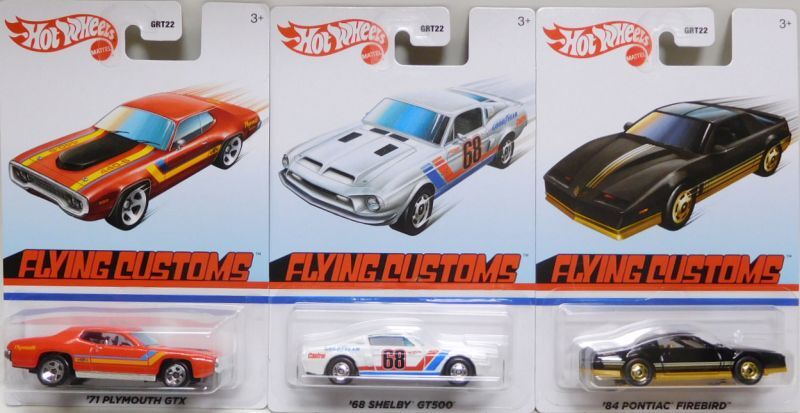 画像: 2021 TARGET EXCLUSIVE "FLYING CUSTOMS" 【Bアソート8種セット】'64 CHEVY NOVA WAGON/'70 PLYMOUTH BARRACUDA/'55 CHEVY/CUTOM OTTO/'70 FORD MUSTANG MACH 1/'71 PLYMOUTH GTX/'68 SHELBY GT500/'84 PONTIAC FIREBIRD(予約不可）